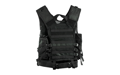 NCSTAR TACTICAL VEST MED-2XL BLK