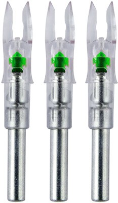 NOCKTURNAL LIGHTED NOCK - X-SERIES GREEN 3/PACK