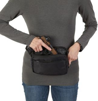 US PEACEKEEPER SIDEKICK PACK - BLACK W/ POCKET FOR MICRO GUN