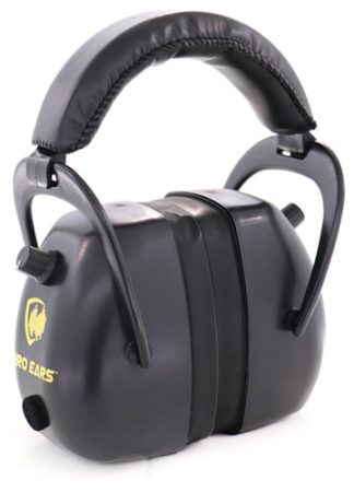 PRO EARS GOLD II 30 EAR MUFF - ELECTRONIC W/PADDED BASE BLK