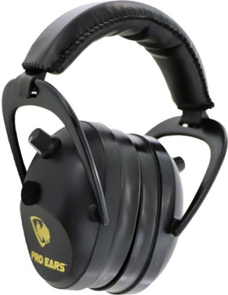 PRO EARS GOLD II 26 EAR MUFF - ELECTRONIC W/PADDED BASE BLK