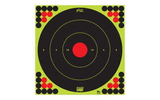 PRO-SHOT TARGET 17" GRN BULLSEYE 5PK