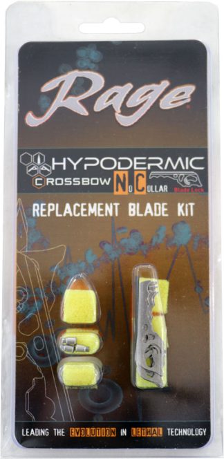RAGE REPLACEMENT BLADES - HYPODERMIC XBOW NO-COLLAR