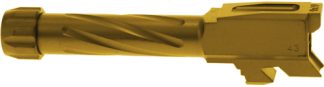RIVAL ARMS BARREL FOR GLOCK 43 - GEN 1 THREADED GOLD