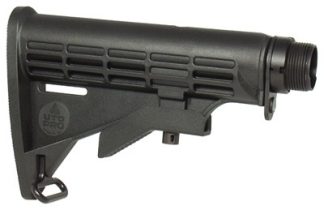 UTG STOCK ASSEMBLY AR-15 BLACK - 6 POSITION MIL-SPEC