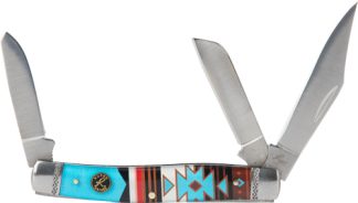 ABKT ROPER SUNSET SERIES #2 - WESTERN STOCKMAN 3-BLADE