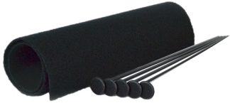 GSS SMALL RIFLE ROD KIT 5 BLK - RIFLE RODS .22 CAL 19"X15"