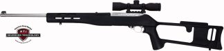 ADV. TECH. STOCK RUGER 10/22 - STANDARD BARREL BLACK SYN