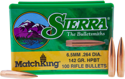 SIERRA BULLETS 6.5MM .264 - 142GR HP-BT MATCH 100CT - Image 2
