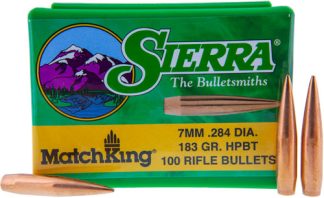 SIERRA BULLETS 7MM .284 - 183GR HP-BT MATCH 100CT