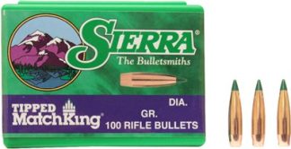 SIERRA BULLETS .30 CAL .308 - 155GR TIPPED MATCH KING 100CT