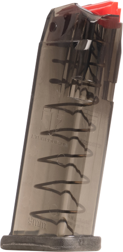 ETS MAGAZINE FOR GLOCK 9MM - 15RD CARBON SMOKE FITS 19/26