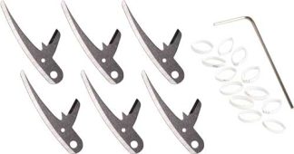 SWHACKER REPLACEMENT BLADES - LEVI MORGAN CURVED 125GR 6PACK
