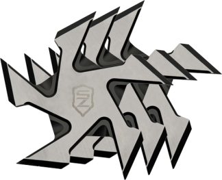 SZCO SIERRA ZULU 4" BUZZSAW - THROWING STAR SET 3PACK W/SHTH