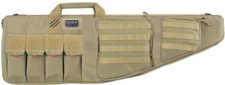 GPS TACTICAL AR CASE 42" TAN - W/EXTERNAL HANDGUN HOLDER