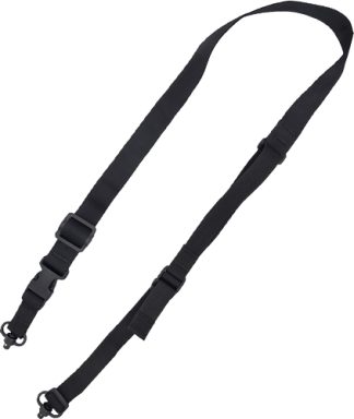 TAC SHIELD SLING 2N1 WARRIOR - QD PUSH BUTTON SWIVEL BLACK