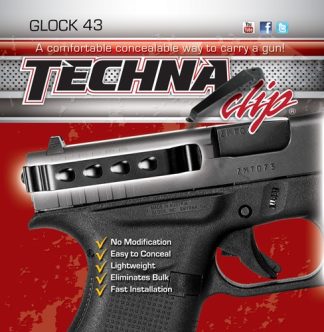 TECHNA CLIP HANDGUN RETENTION - CLIP FOR GLOCK 43 RIGHT/LEFT