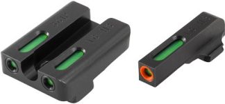 TRUGLO SIGHT SET SIG #6/#8 - TFX PRO GREEN/ORANGE OUTLINE