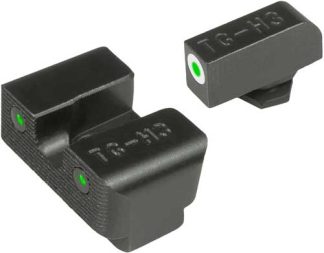 TRUGLO SIGHT SET FOR GLOCK LOW - TRITIUM PRO WHITE W/ U-NOTCH