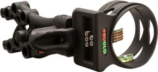 TRUGLO BOW SIGHT CARBON XS - XTREME 5-PIN .019DIA BLACK