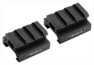 TRUGLO 2-PIECE PICATINNY RISER - MOUNT 1/2" RISE