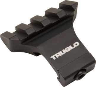 TRUGLO 1-PIECE PICATINNY RISER - MOUNT 45 DEGREE OFFSET MOUNT