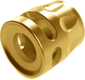 TRUE PRECISION MINI COMPENSATR - 1/2X28 GOLD TIN