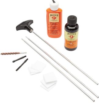 HOPPES CLEANING KIT FOR .22CAL - RIFLES W/CLAMSHELL PACKAGE