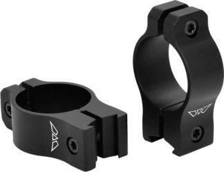 WARNE VAPOR 1" MED MATTE RINGS - ALUMINUM FITS 3/8 DVTL ONLY