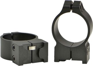 WARNE RINGS 30MM RUGER MEDIUM - NO.1/MINI14/BLACKHAWK MATTE