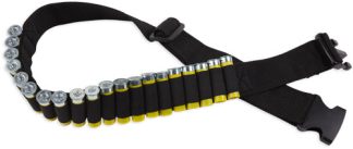 BULLDOG SHOTGUN AMMO BELT - HOLDS 20 SHELLS ADJUSTABLE BLK