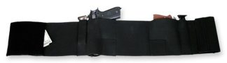 BULLDOG BELLY WRAP HOLSTER BLK - MEDIUM HOLDS 2 GUNS & 2 MAGS