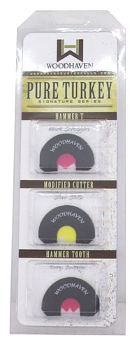 WOODHAVEN CUSTOM CALLS PURE - TURKEY 3-PACK MOUTH CALLS - Image 2