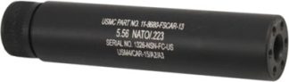 GUNTEC AR15 FAKE SUPPRESSOR - 5.5" 1/2X28 THREADS BLACK