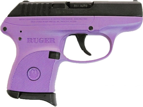 RUGER LCP 380ACP 6-SHOT FS - BLUED/PURPLE POLYMER (TALO) - Image 2