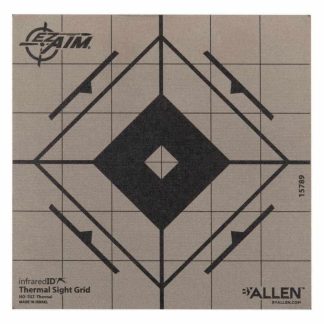 Allen EZ Aim Adhesive Thermal Sight Grid Paper Target 6"