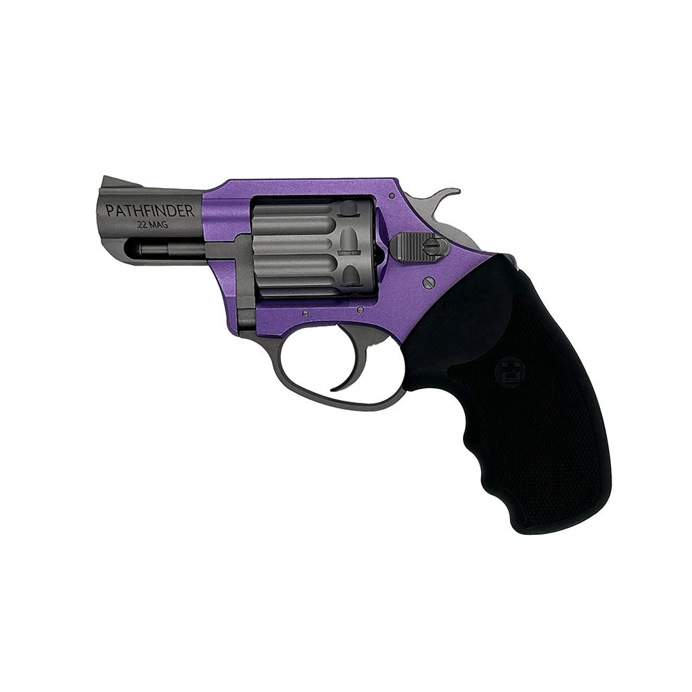 Charter Arms Pathfinder Lavender Lady .22 WMR 6rd Capacity 2" Barrel Lavender with Black Grip