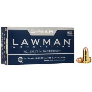 Speer Lawman Cleanfire Handgun Ammunition .45 Auto 230gr TMJ 845 fps 50/ct