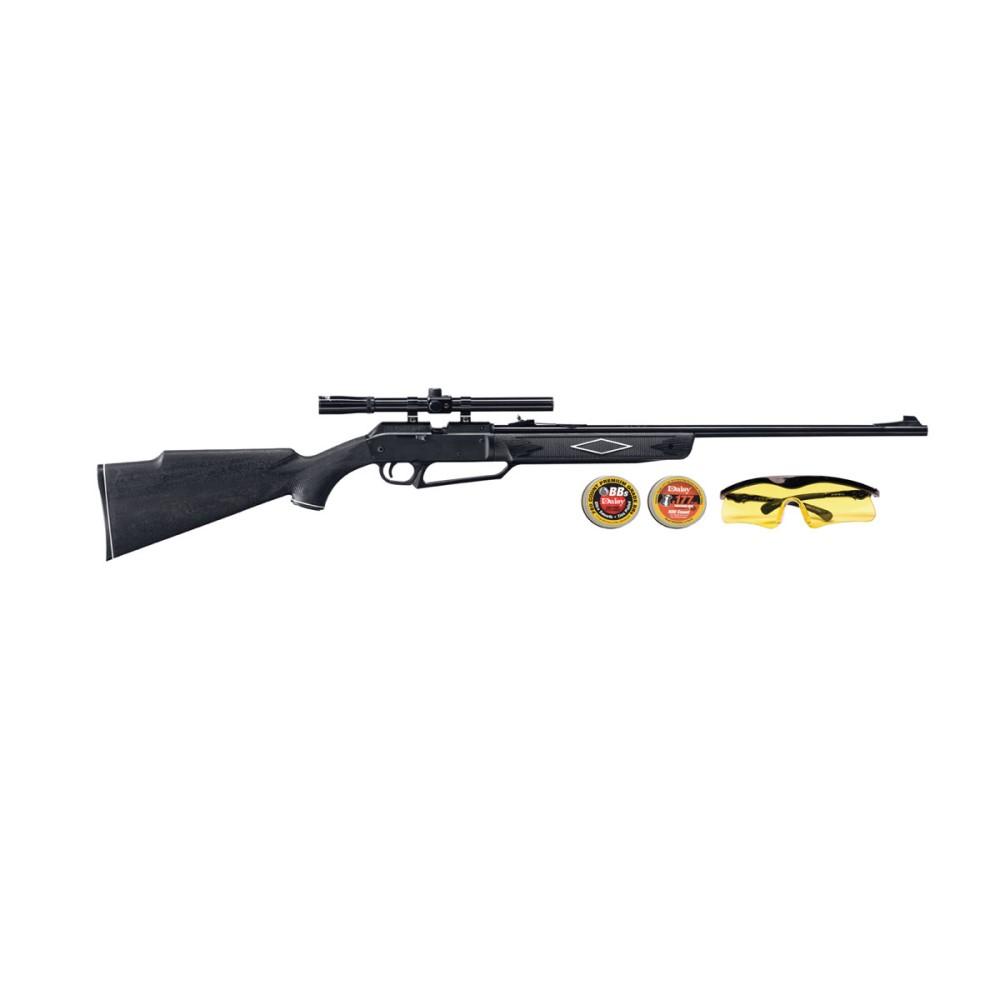 Daisy Powerline 880 Pump Air Rifle Kit 177 Caliber BB & Pellet with Scope