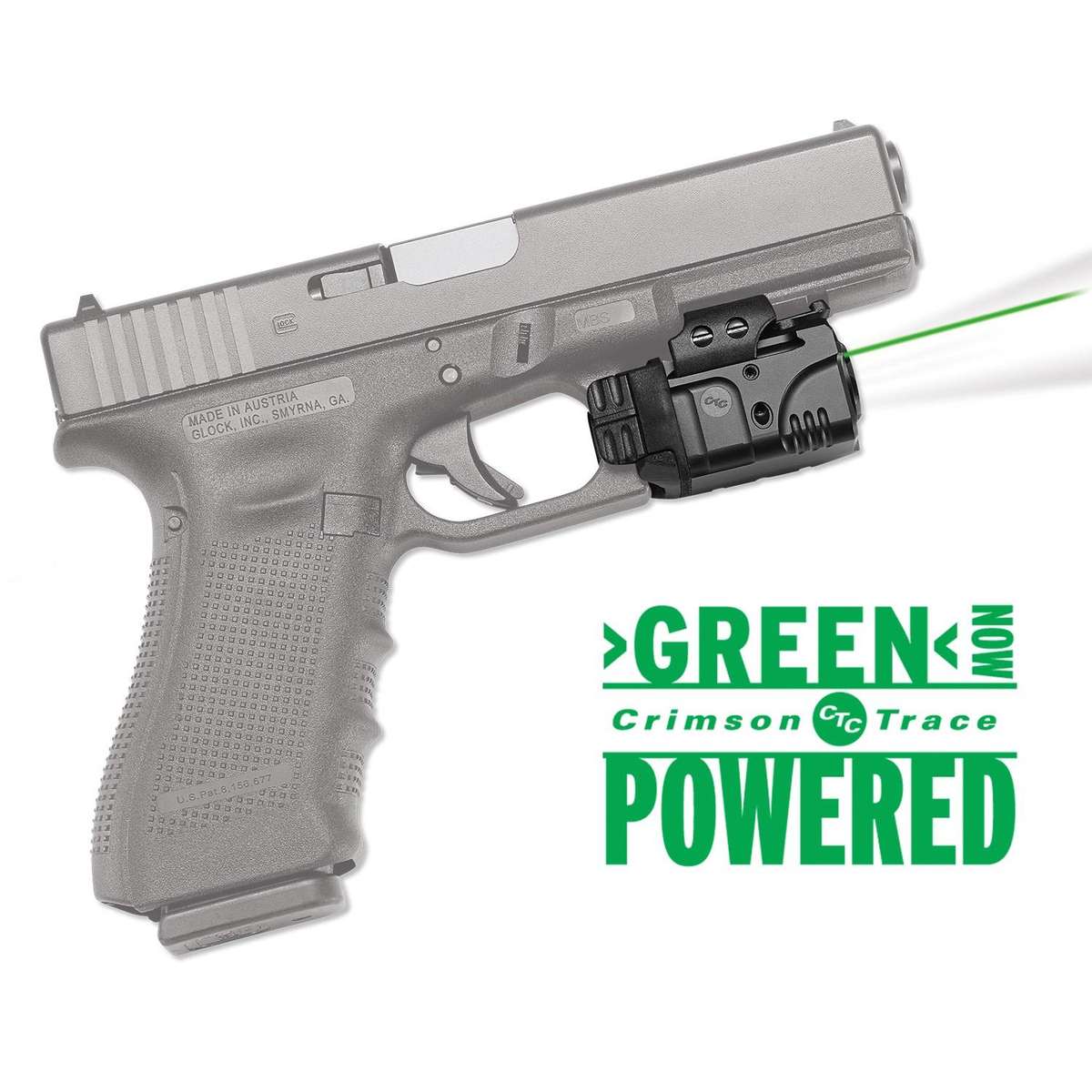 Crimson Trace Rail Master Pro Laser Sight & Tactical Light Combo- Universal Green Laser