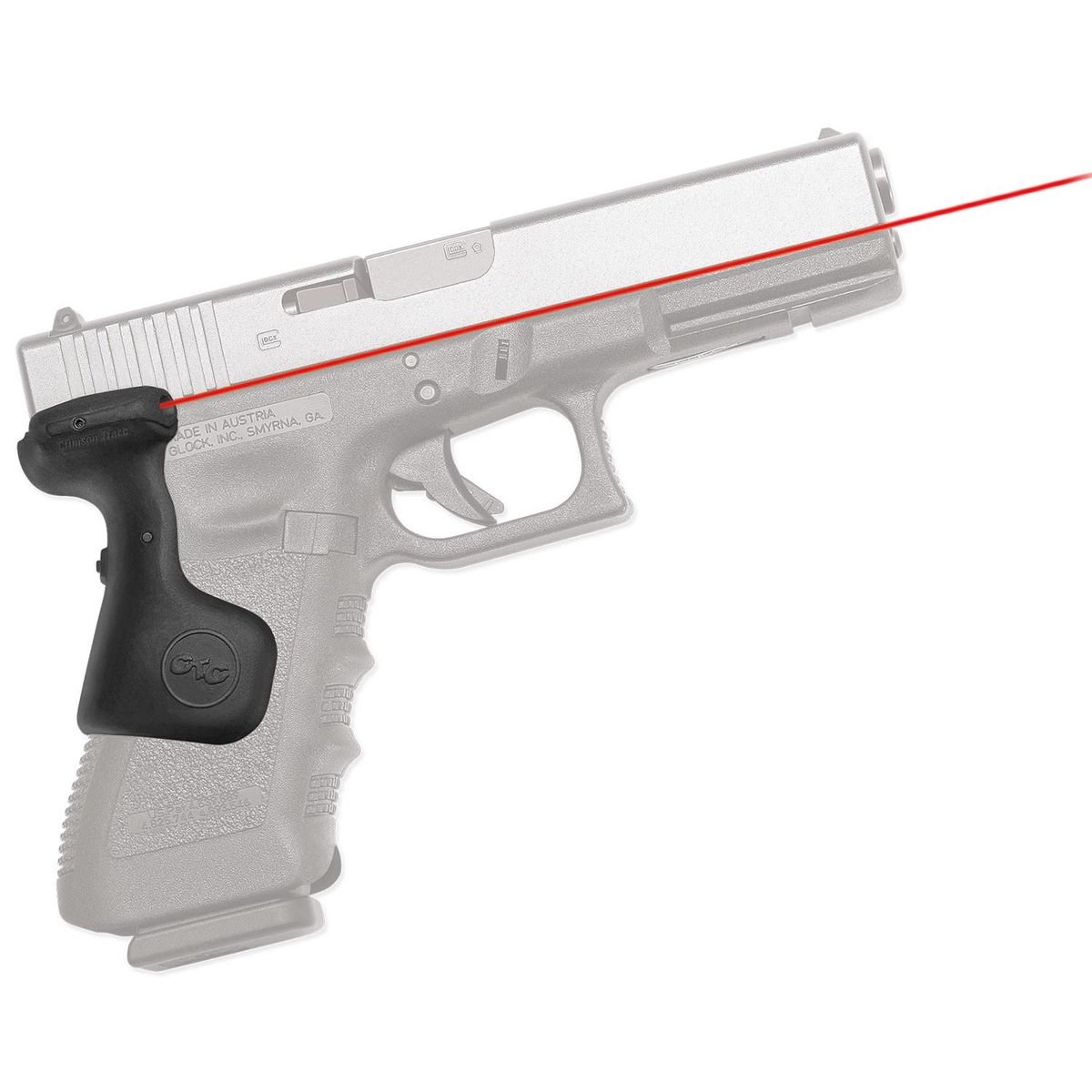 Crimson Trace Semi-Automatic Lasergrip - for Glock 3rd Generation Full Size .17/.22/.31/.35