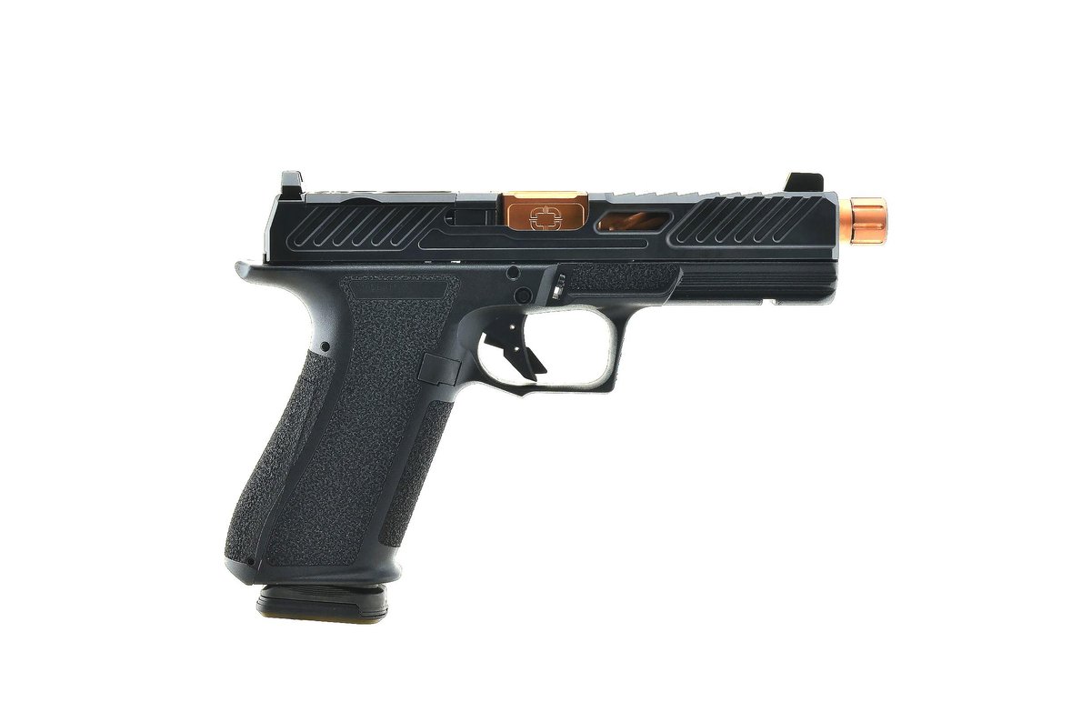 Shadow Systems DR920 Optic Elite Slide Handgun 9mm Luger 17rd Magazine 5" Threaded Bronze Barrel Front Night Sight