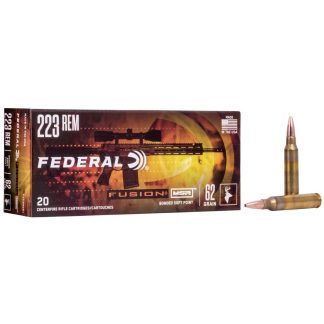 Federal Fusion Rifle Ammunition .223 Rem 62 gr MSR 2750 fps 20/ct