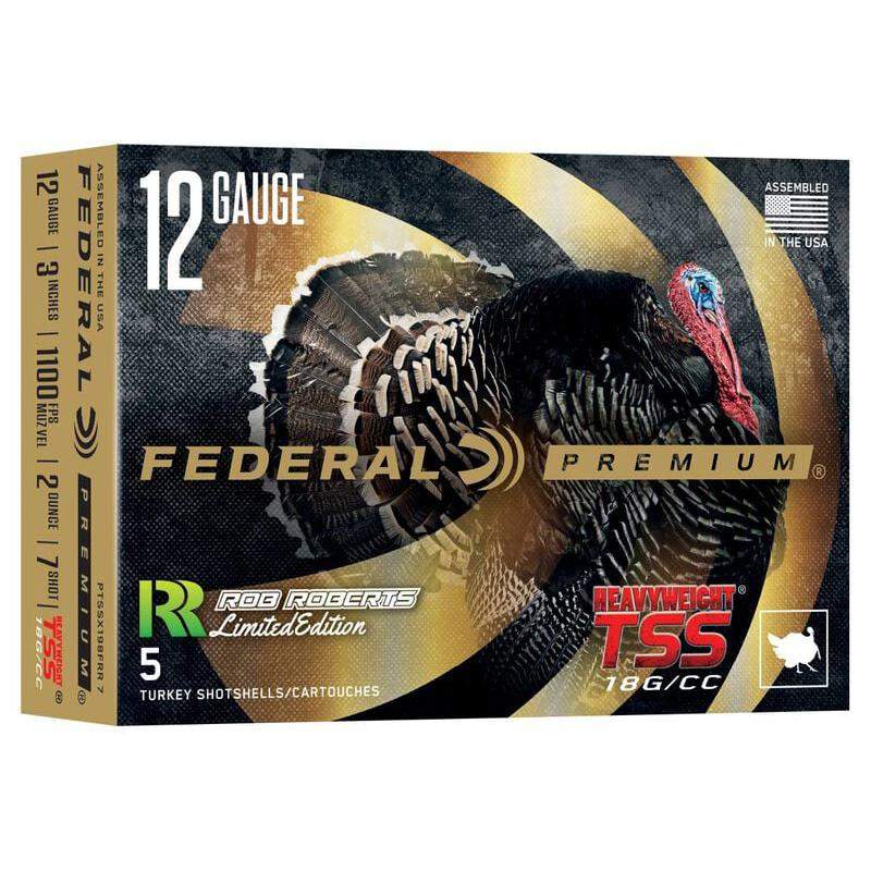 Federal Heavyweight TSS Rob Roberts Special Edition Shotshell 12ga 3" 2oz 1100 fps #7 5/ct