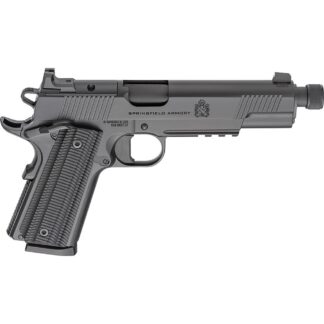 Springfield Armory 1911 Operator AOS Handgun .45 Auto 8rd Magazine(2) 5.75" Threaded Barrel Black Cerakote