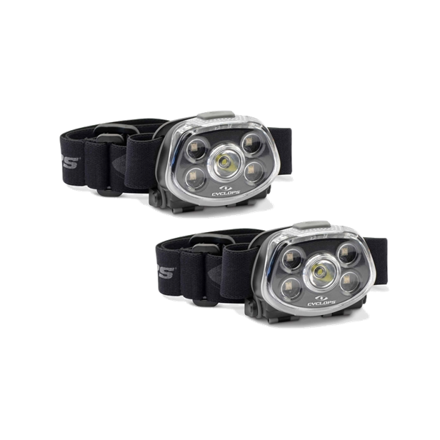 Cyclops Force XP Headlamp 350 Lumens Black 2/ct