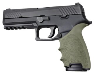 Hogue HandAll Beavertail Grip Sleeve Sig Sauer P320 OD Green