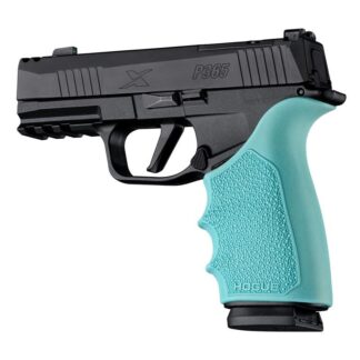 Hogue HandAll Beavertail Handgun Grip Sleeve for Sig Sauer P365 XMacro Aqua