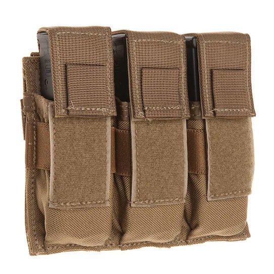 TacShield Triple Universal Pistol Magazine Pouch Coyote