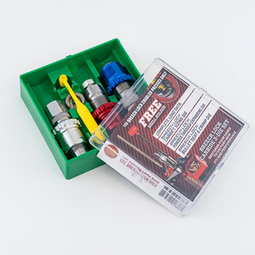 Lee Carbide Breech Lock Bushings 3-Die Set 9mm Luger